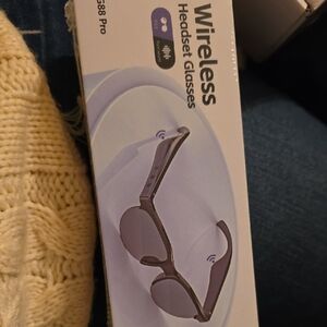 Wireless Headset Glasses - Black